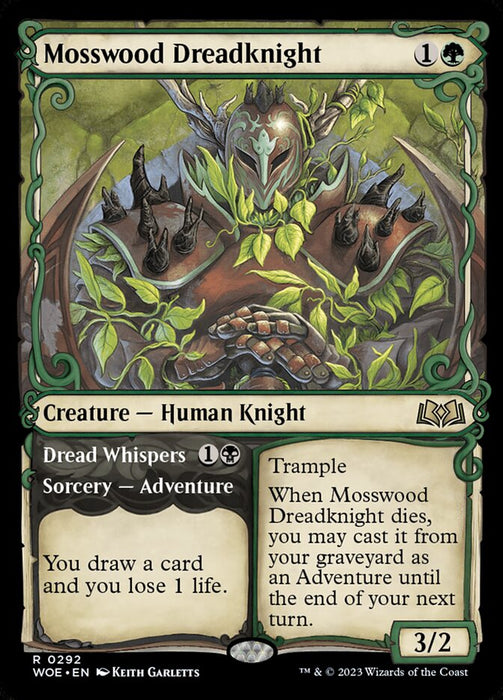 Mosswood Dreadknight // Dread Whispers - Showcase (Foil)