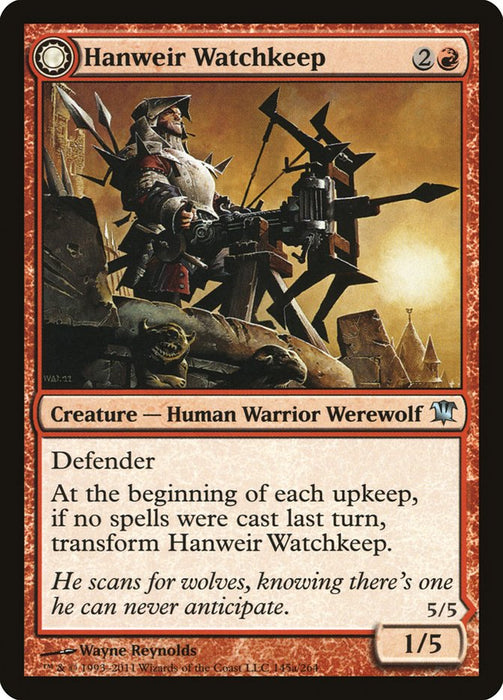 Hanweir Watchkeep // Bane of Hanweir  - Sunmoondfc (Foil)