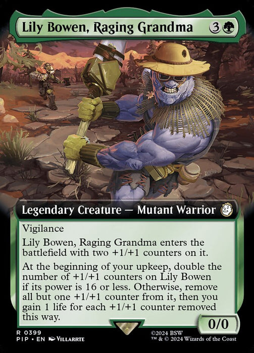 Lily Bowen, Raging Grandma - Legendary- Extended Art