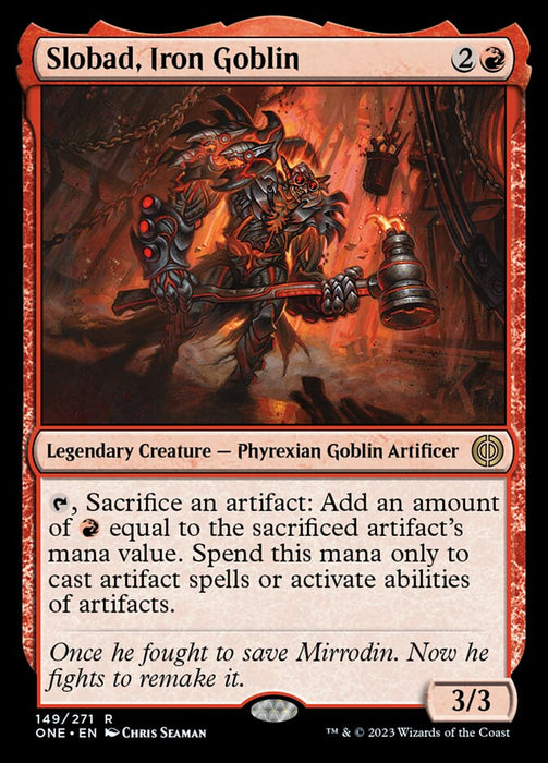 Slobad, Iron Goblin - Legendary (Foil)