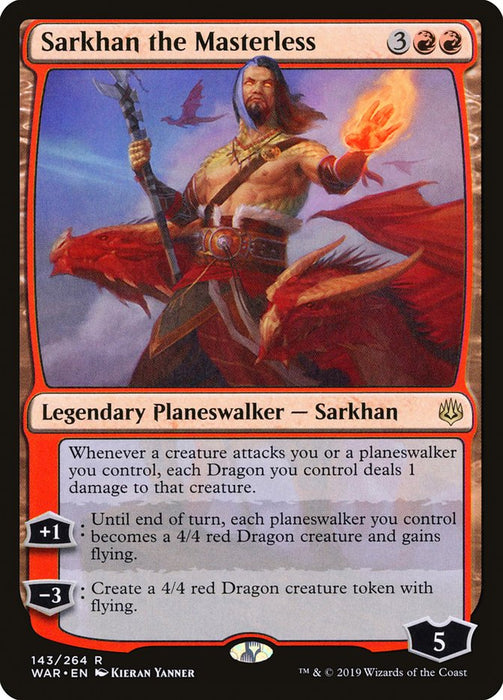 Sarkhan the Masterless  (Foil)