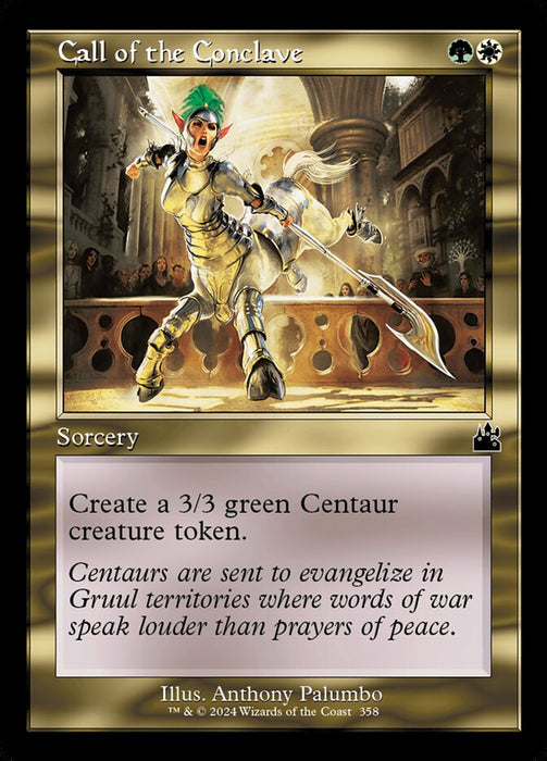 Call of the Conclave - Retro Frame (Foil)