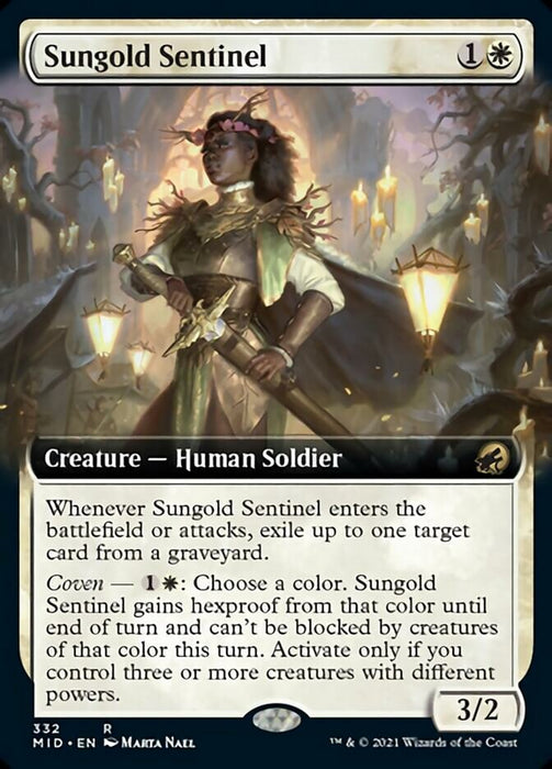 Sungold Sentinel  - Extended Art