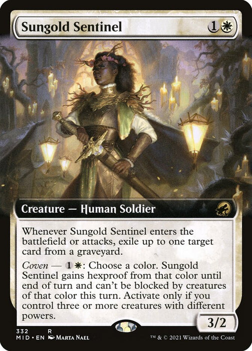 Sungold Sentinel  - Extended Art (Foil)