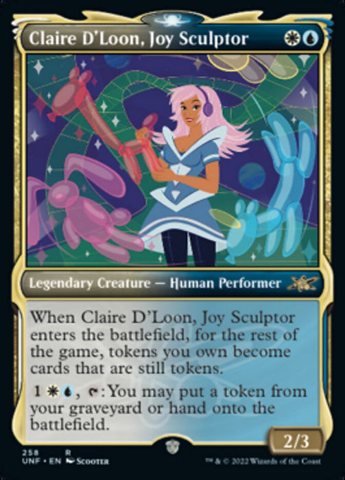 Claire D'Loon, Joy Sculptor - Showcase- Legendary (Foil)