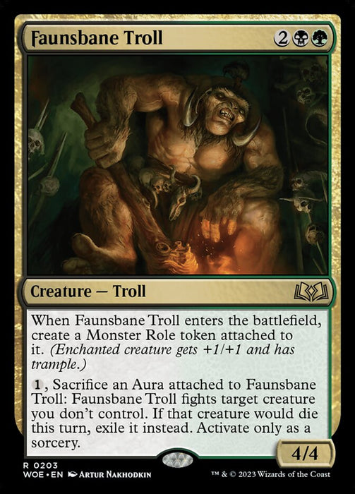 Faunsbane Troll (Foil)