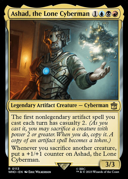 Ashad, the Lone Cyberman - Legendary (Foil)