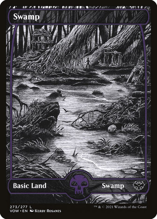 Swamp - Full Art  - Showcase - Inverted (Foil)