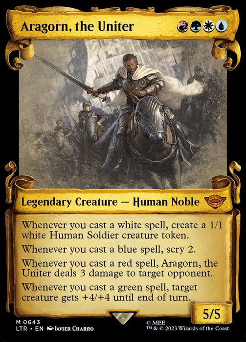 Aragorn, the Uniter - Showcase- Legendary (Foil)