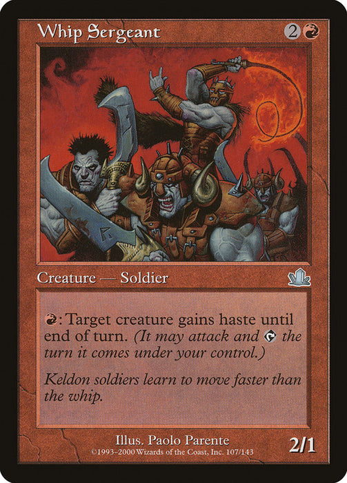 Whip Sergeant  (Foil)