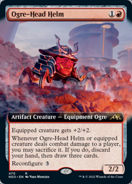 Ogre-Head Helm  - Extended Art (Foil)