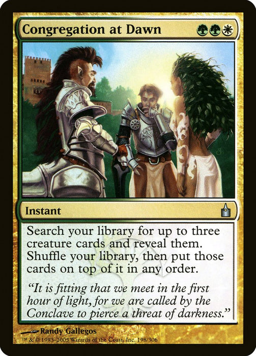 Congregation at Dawn  (Foil)