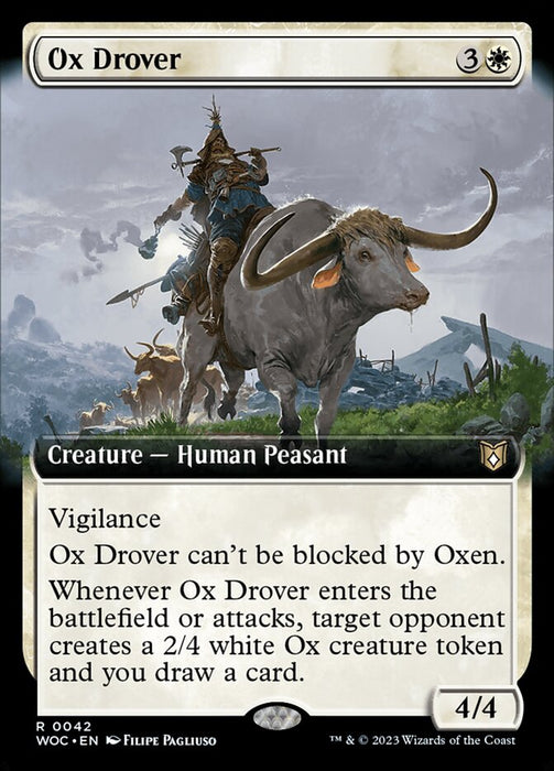Ox Drover - Extended Art