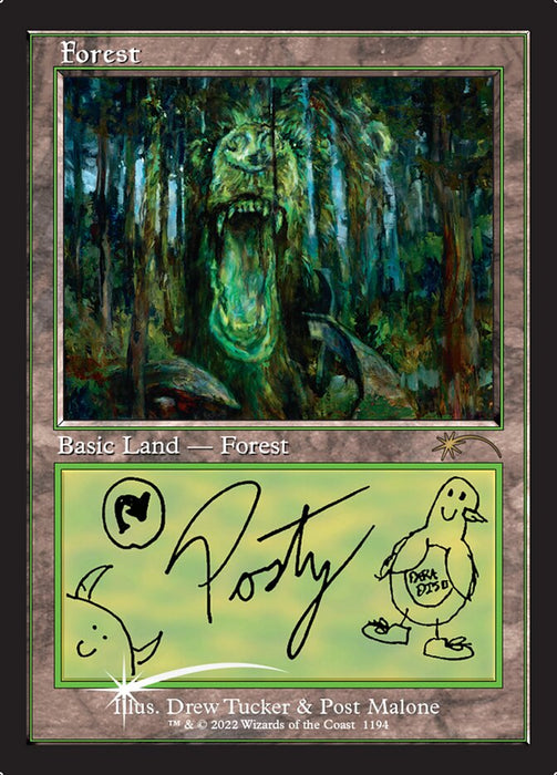 Forest - Retro Frame (Foil)