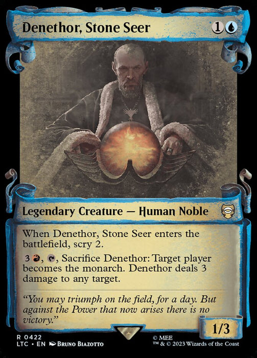 Denethor, Stone Seer - Showcase- Legendary (Foil)