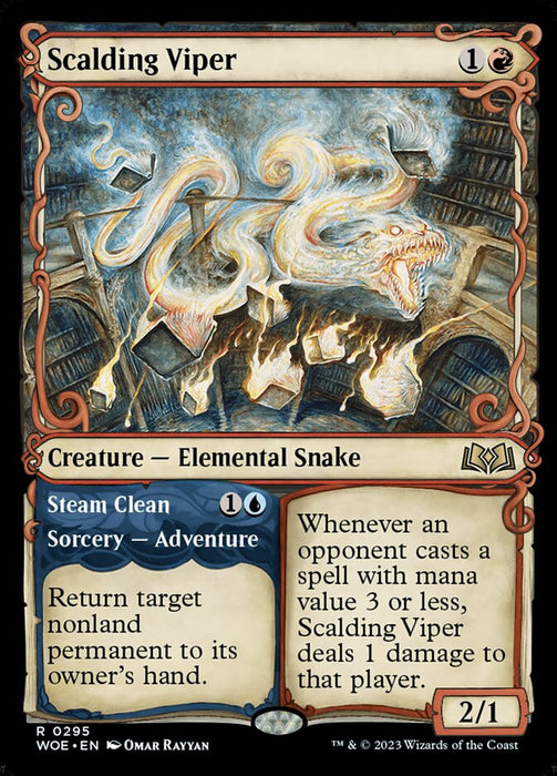 Scalding Viper // Steam Clean - Showcase (Foil)