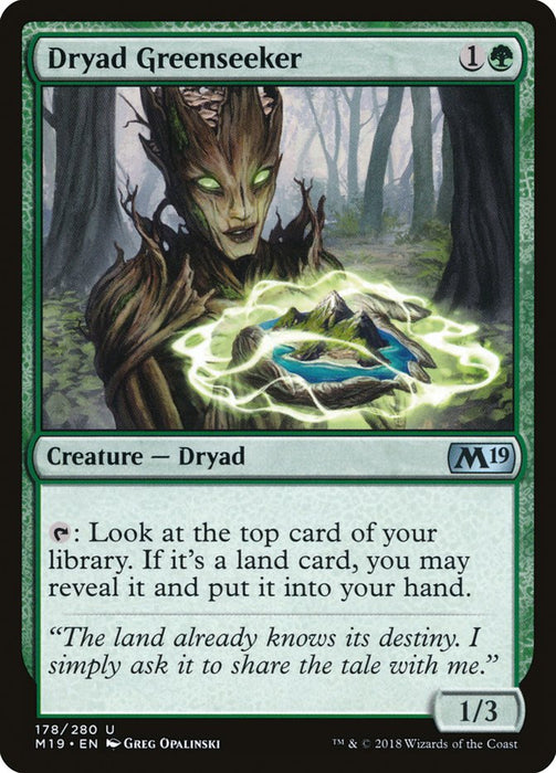 Dryad Greenseeker  (Foil)