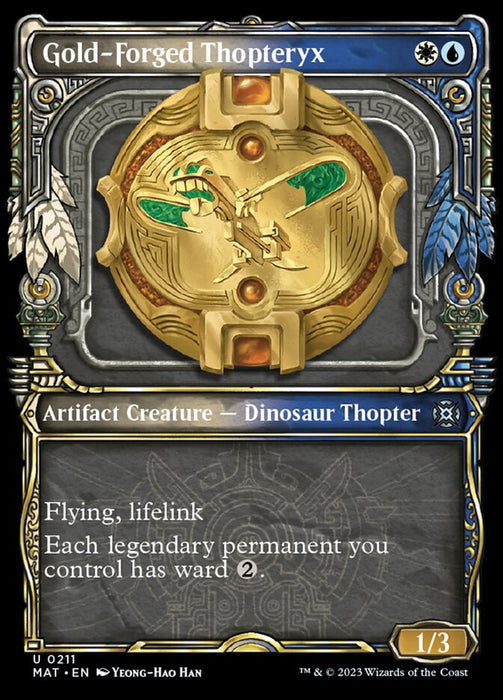 Gold-Forged Thopteryx - Showcase- Inverted (Foil)