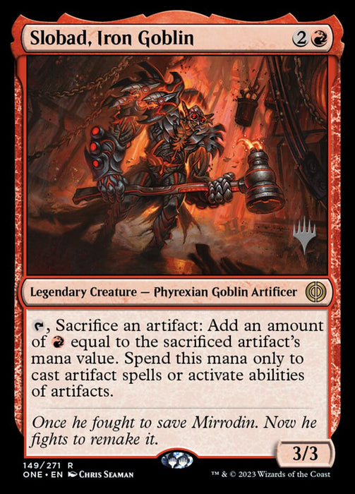 Slobad, Iron Goblin - Legendary (Foil)