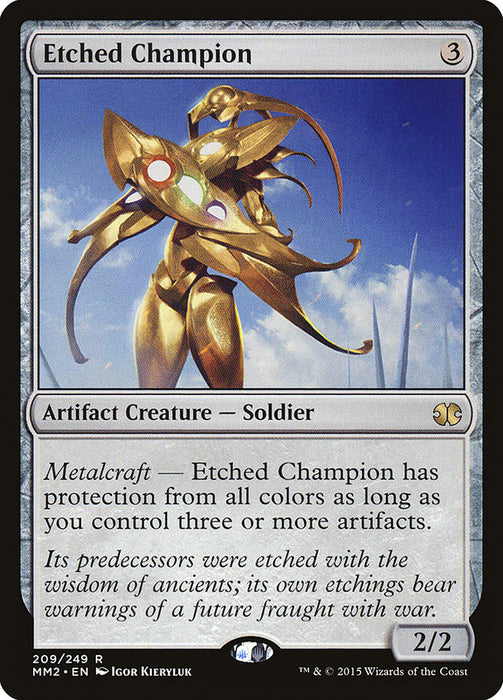 Etched Champion  (Foil)