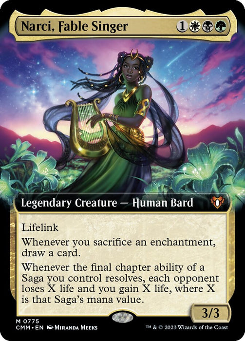 Narci, Fable Singer - Legendary- Extended Art (Foil)