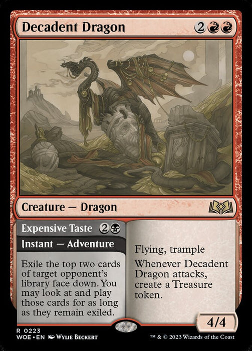 Decadent Dragon // Expensive Taste (Foil)