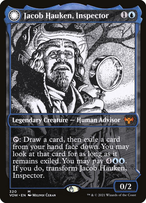 Jacob Hauken, Inspector // Hauken's Insight  - Showcase - Legendary - Inverted - Sunmoondfc (Foil)