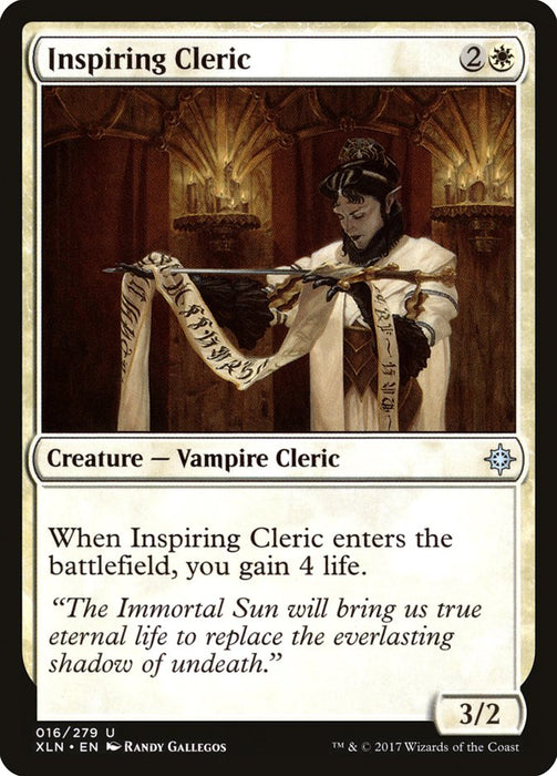 Inspiring Cleric  (Foil)