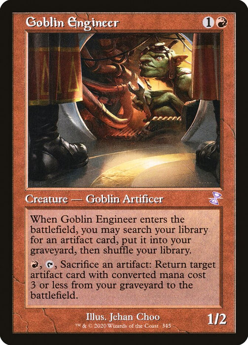 Goblin Engineer - Retro Frame  (Foil)