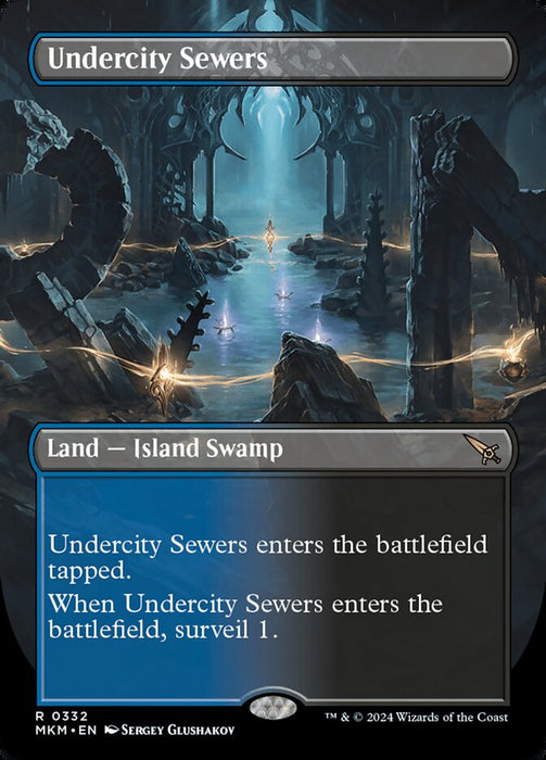Undercity Sewers - Borderless - Inverted (Foil)