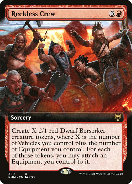 Reckless Crew  - Extended Art (Foil)