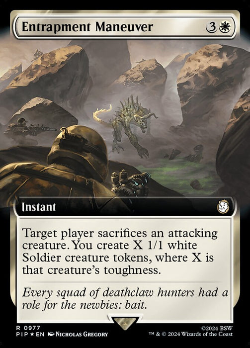 Entrapment Maneuver - Extended Art (Foil)