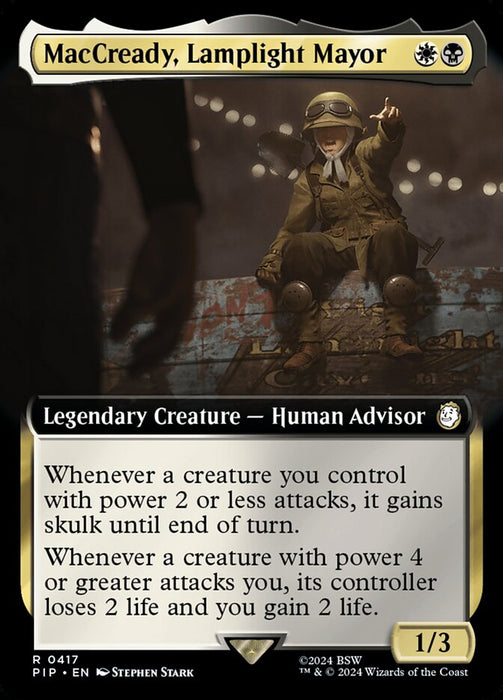 MacCready, Lamplight Mayor - Legendary- Extended Art