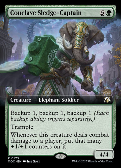 Conclave Sledge-Captain - Extended Art- Extended Art