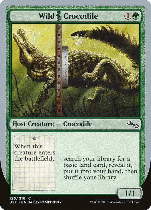 Wild Crocodile  (Foil)