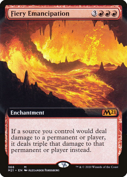 Fiery Emancipation  - Extended Art (Foil)