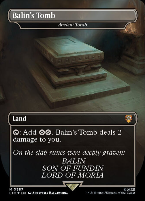 Balin's Tomb - Ancient Tomb - Extended Art (Foil)