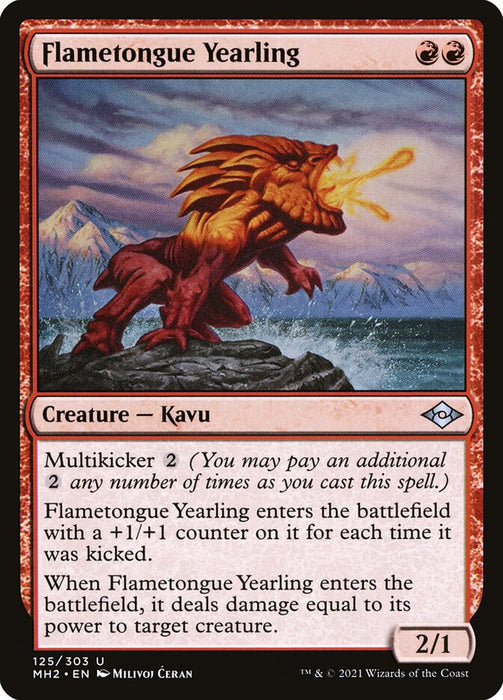 Flametongue Yearling  (Foil)