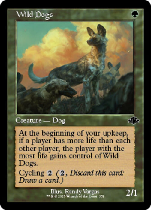 Wild Dogs - Retro Frame (Foil)