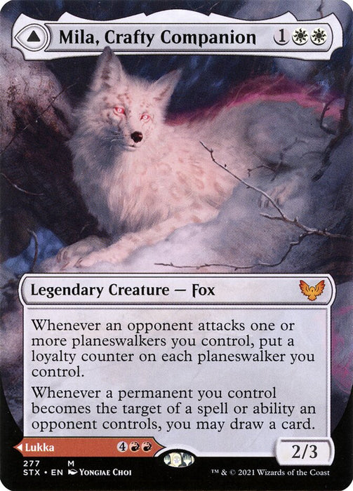 Mila, Crafty Companion // Lukka, Wayward Bonder - Borderless  (Foil)