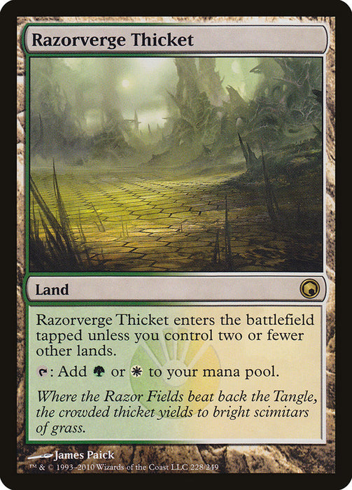 Razorverge Thicket  (Foil)