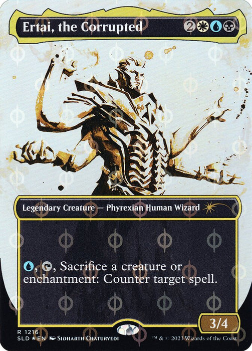 Ertai, the Corrupted - Borderless - Full Art - Legendary- Inverted (Foil)