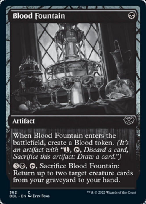 Blood Fountain  - Inverted (Foil)