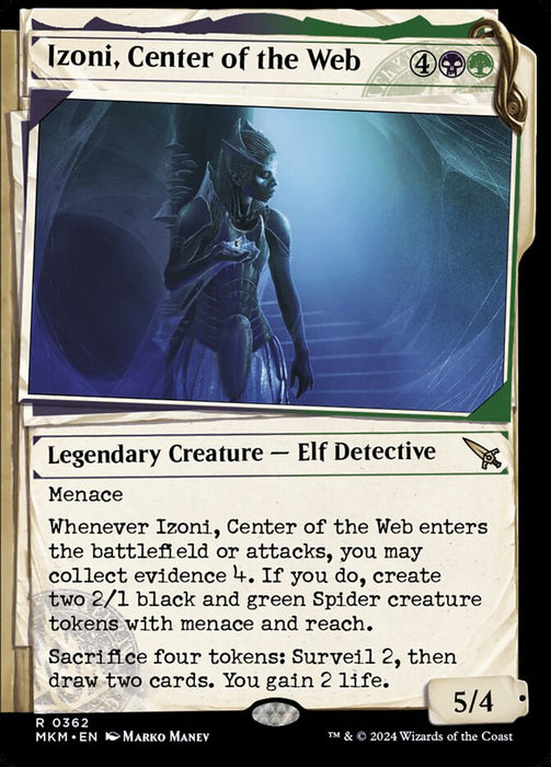 Izoni, Center of the Web - Showcase- Legendary (Foil)