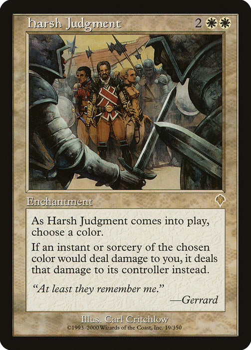 Harsh Judgment  (Foil)