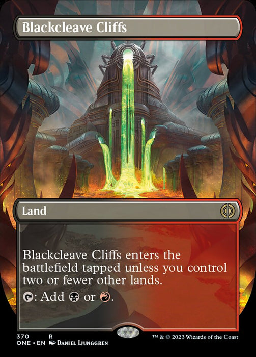 Blackcleave Cliffs - Borderless - Inverted (Foil)