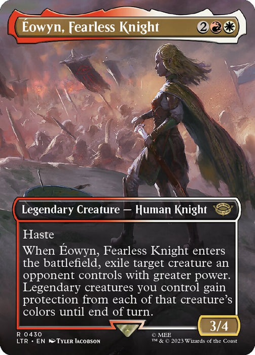 Éowyn, Fearless Knight - Borderless - Legendary- Inverted (Foil)