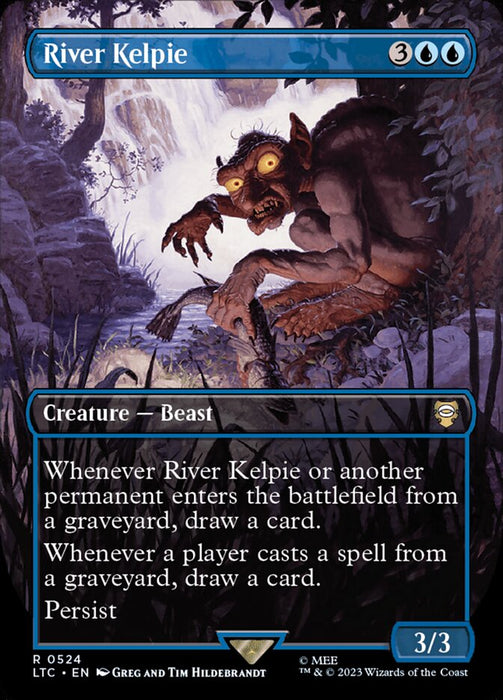 River Kelpie - Borderless - Inverted