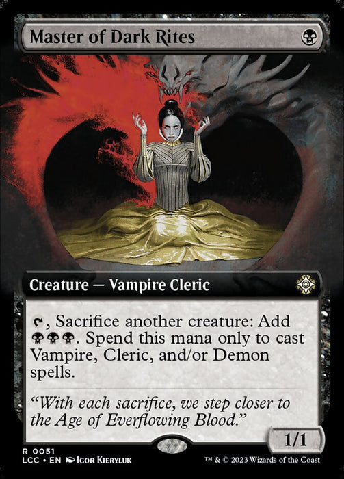 Master of Dark Rites - Extended Art