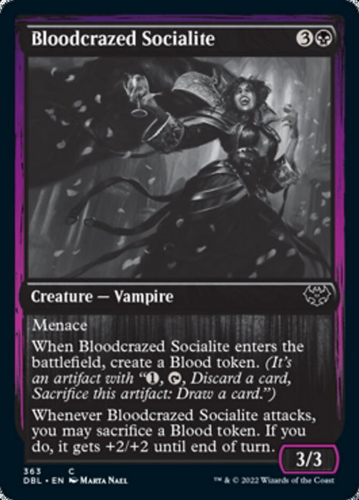 Bloodcrazed Socialite  - Inverted (Foil)